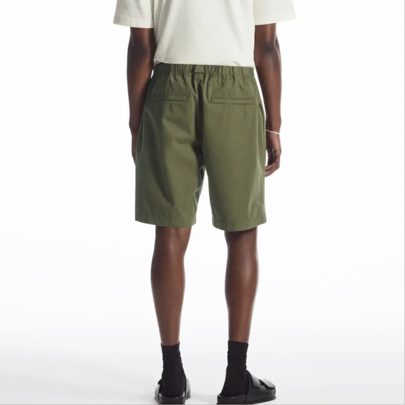 COS Casual Shorts Men's Khaki Green-2