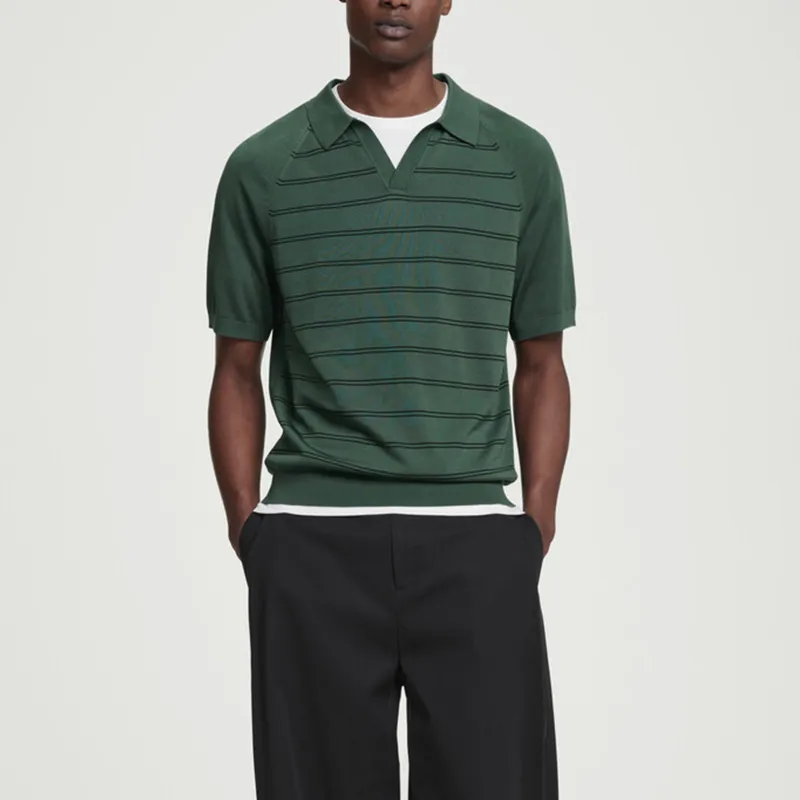 COS Polo Shirts Men Green-1