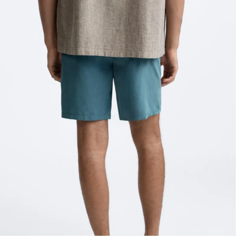 ZARA Swimming Shorts Men's Green-3