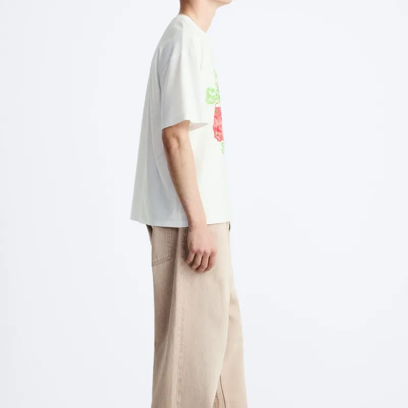 ZARA T-Shirts Men White-4