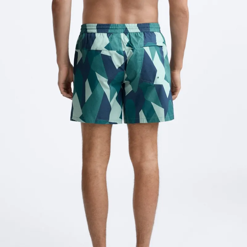 ZARA Swimming Shorts Men's Green-4