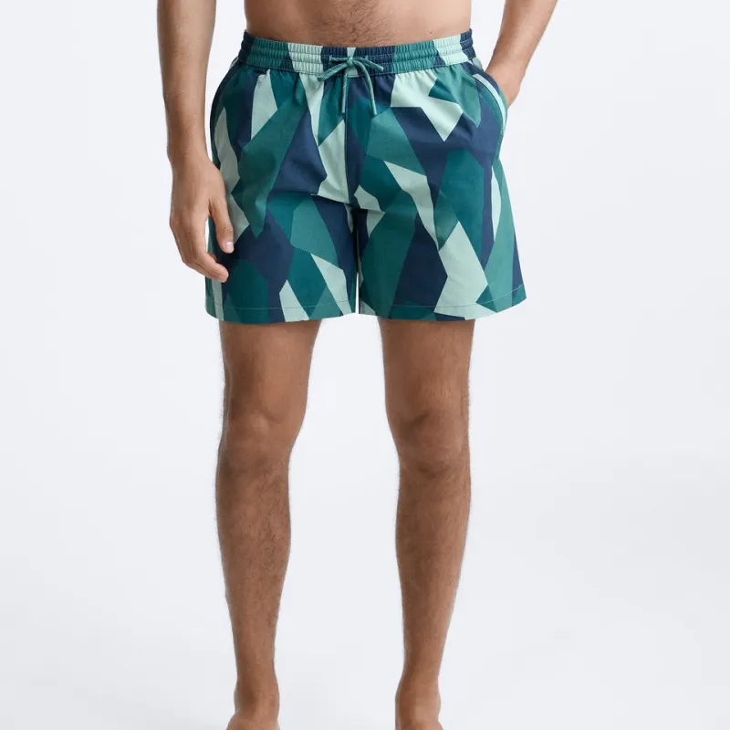 ZARA Swimming Shorts Men's Green-3
