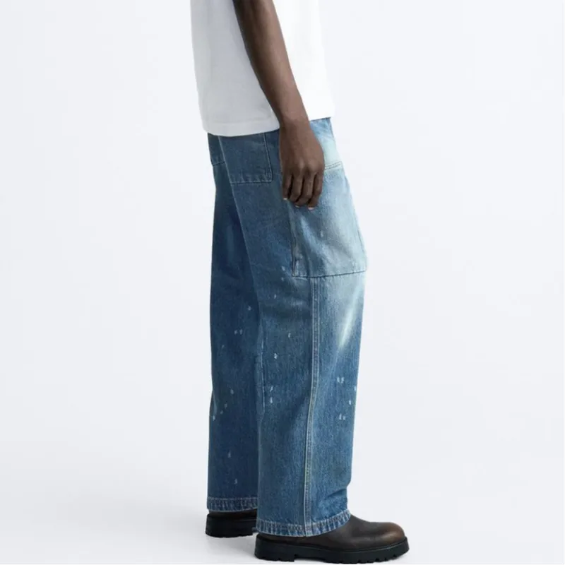 ZARA Jeans Men Medium Blue-4