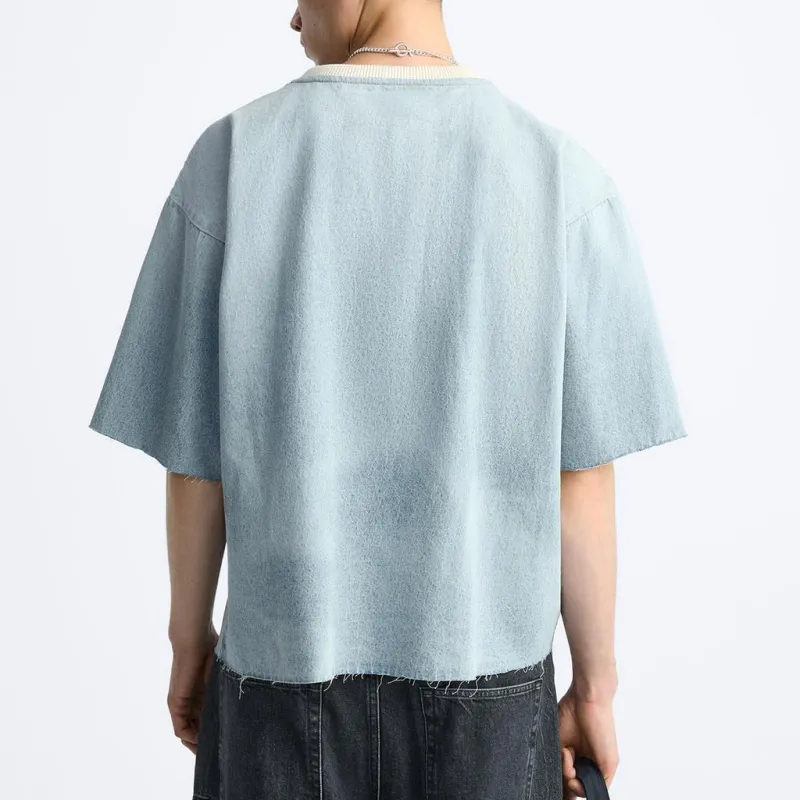 ZARA Sweatshirt Men's Light Blue-2