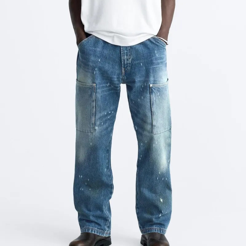 ZARA Jeans Men Medium Blue-2