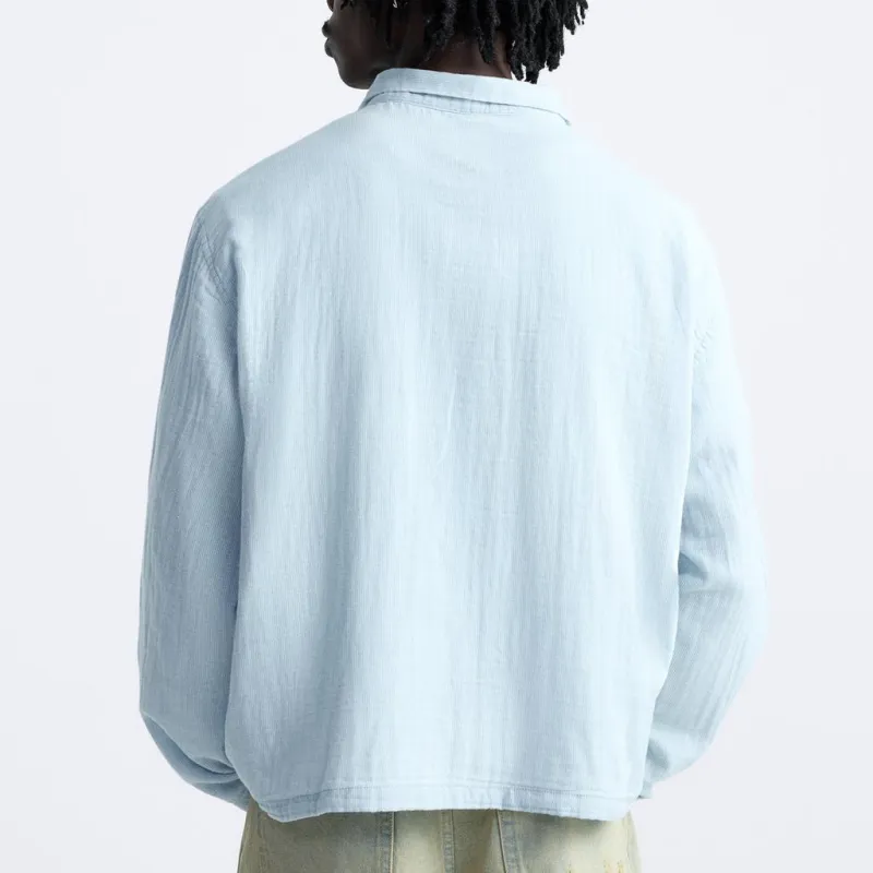 ZARA Shirts Men White-2