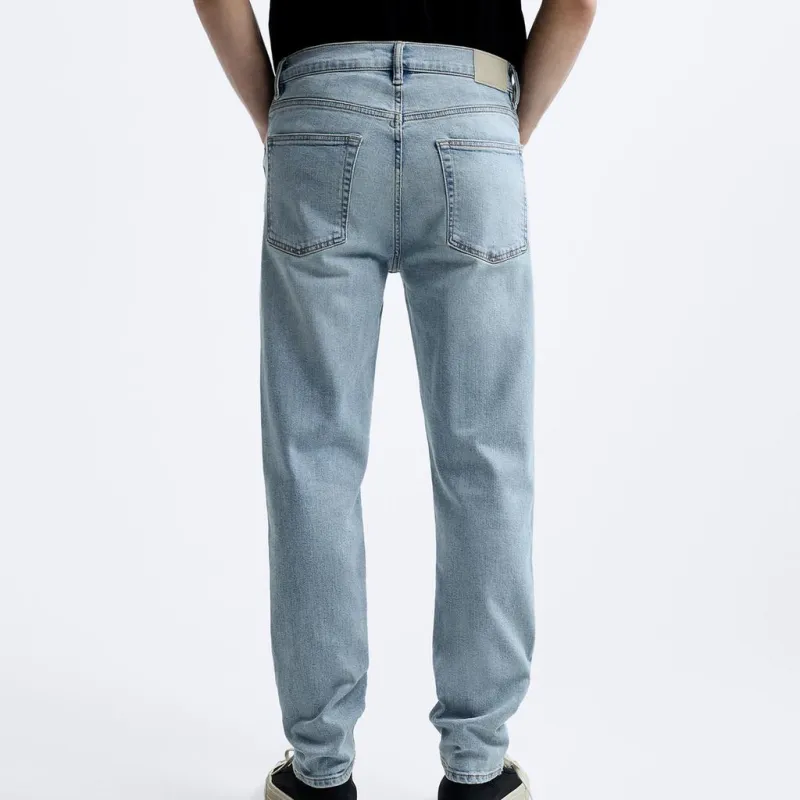 ZARA Jeans Men Light Blue-3