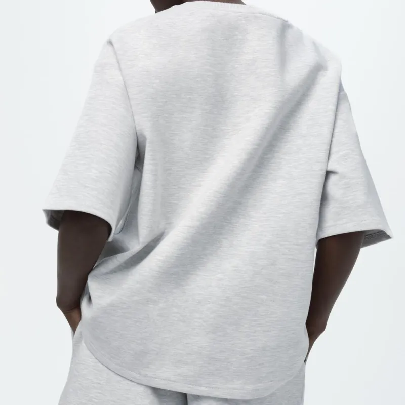 ZARA Sweatshirts Women's Gray-3
