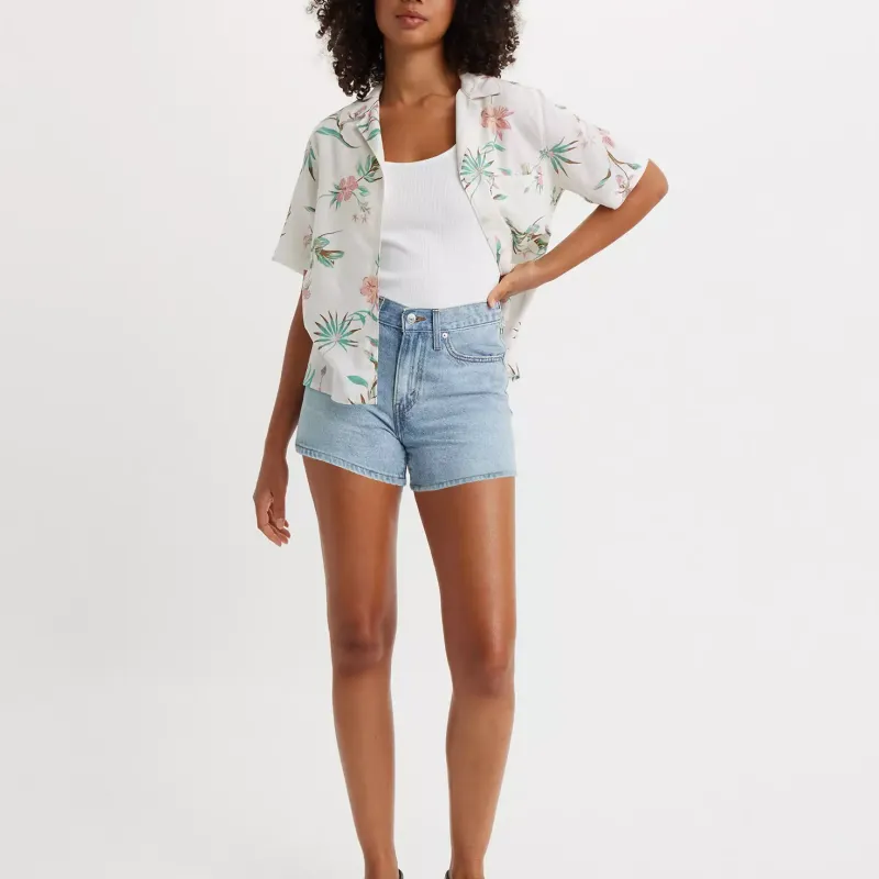 Levi's Denim Shorts Women's Blue-2