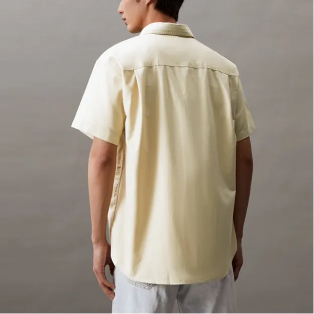 CALVIN KLEIN Shirt Men's Bean Puree Yellow-0