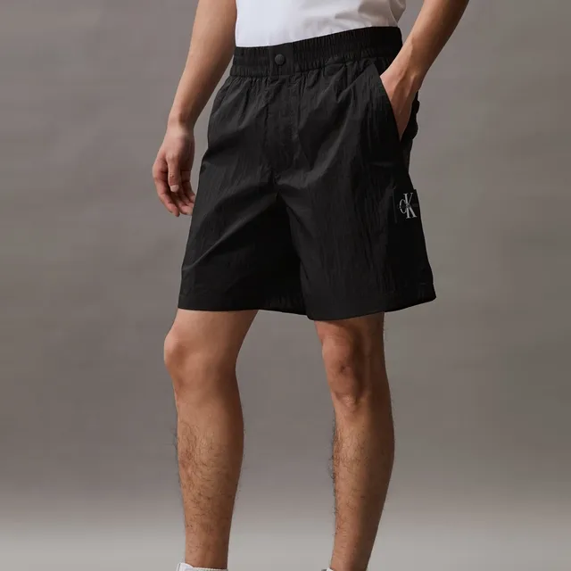 CALVIN KLEIN Casual Shorts Men's Space Black-3