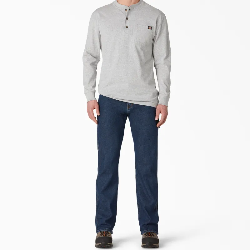 Dickies Jeans Men's Stone-Washed Indigo-1