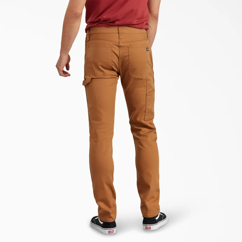 Dickies Casual Pants Men's Stone Washed Brown Duck-2