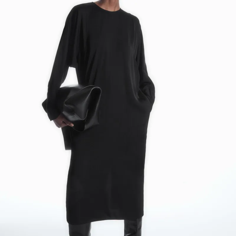 COS Long Sleeved Dresses Women's Black-1
