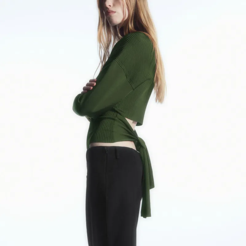 COS Knitwear Women's Khaki Green-2