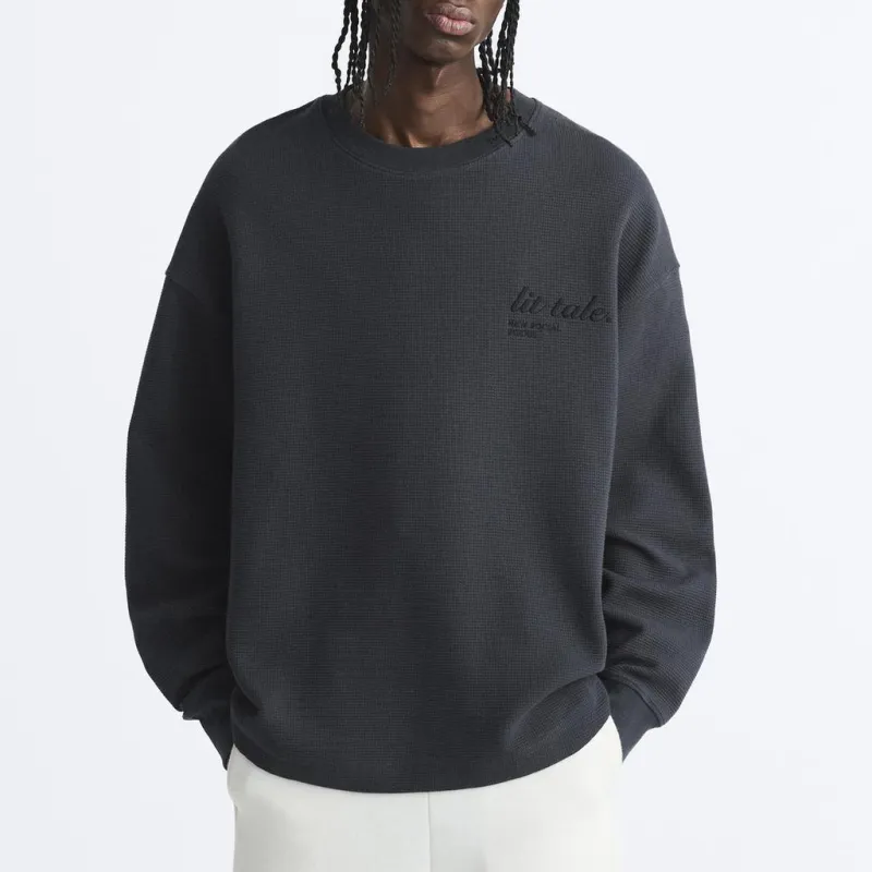 ZARA Sweatshirt Men's Dark Gray-3