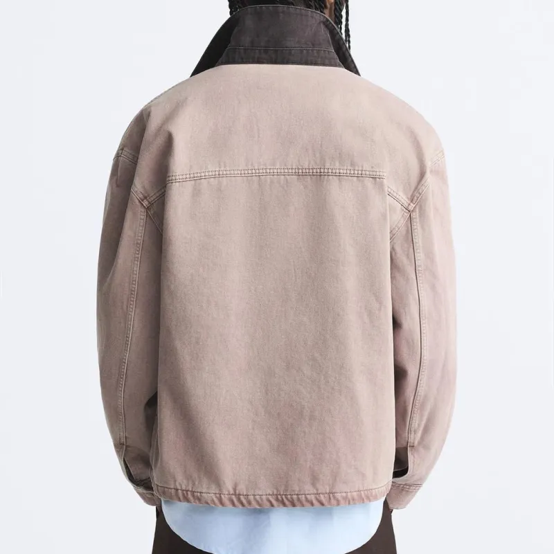 ZARA Jackets Coats Men's Light Brown Yellow-3