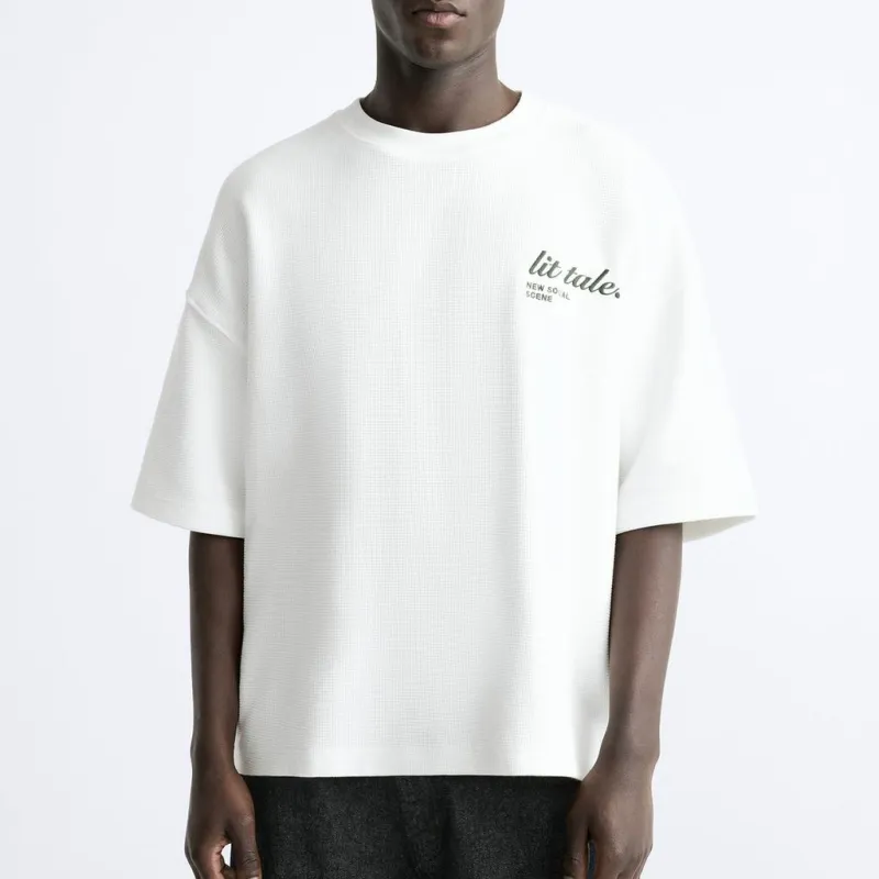 ZARA Sweatshirt Men's Frosted White-2
