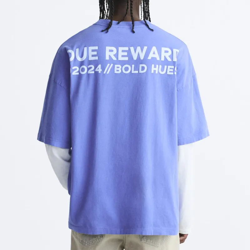ZARA T-Shirt Men's Blue / Lavender-3