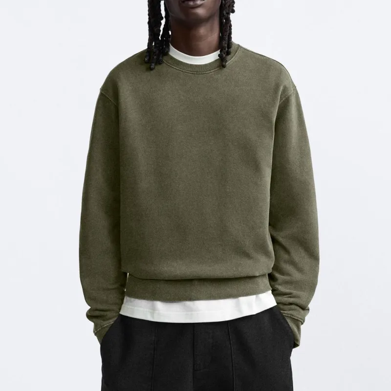 ZARA Sweatshirt Men's Hazelnut Brown-2