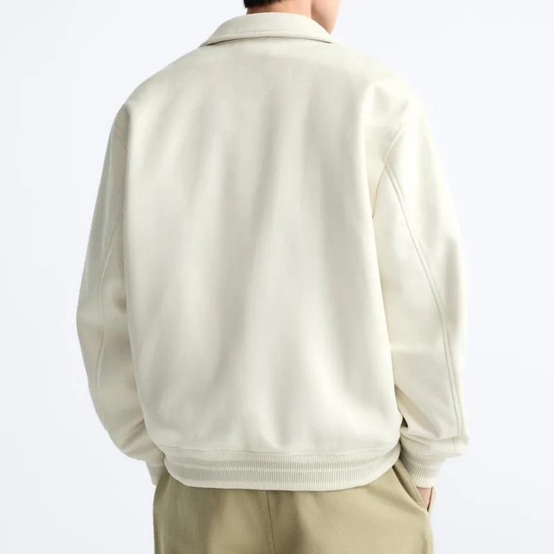 ZARA Jackets Coats Men's Frosted White-3