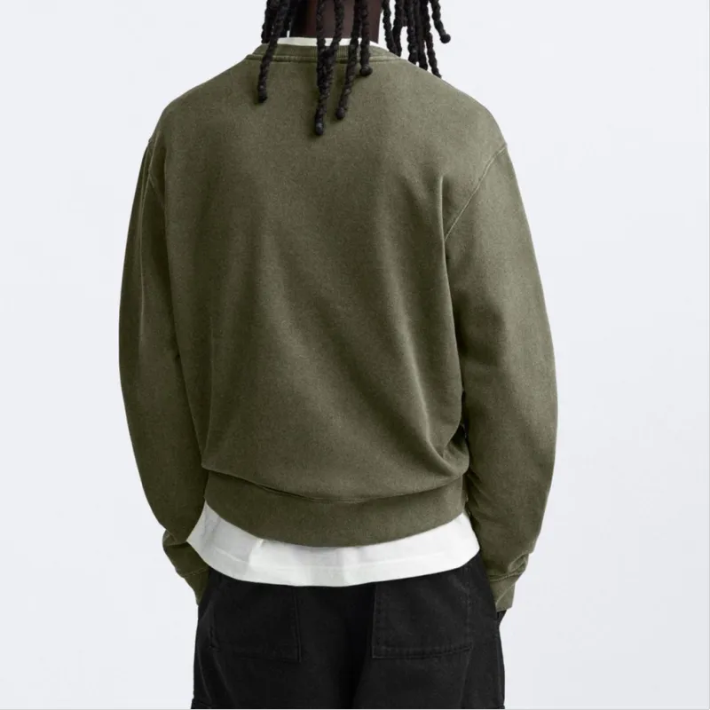 ZARA Sweatshirt Men's Hazelnut Brown-3