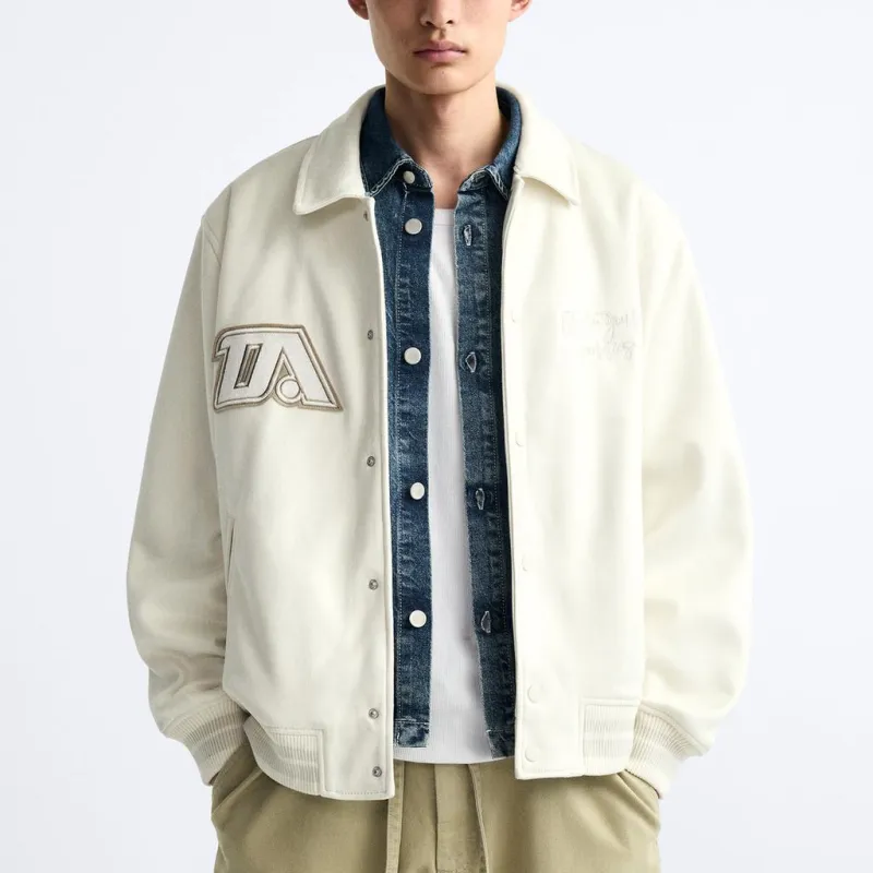 ZARA Jackets Coats Men's Frosted White-2