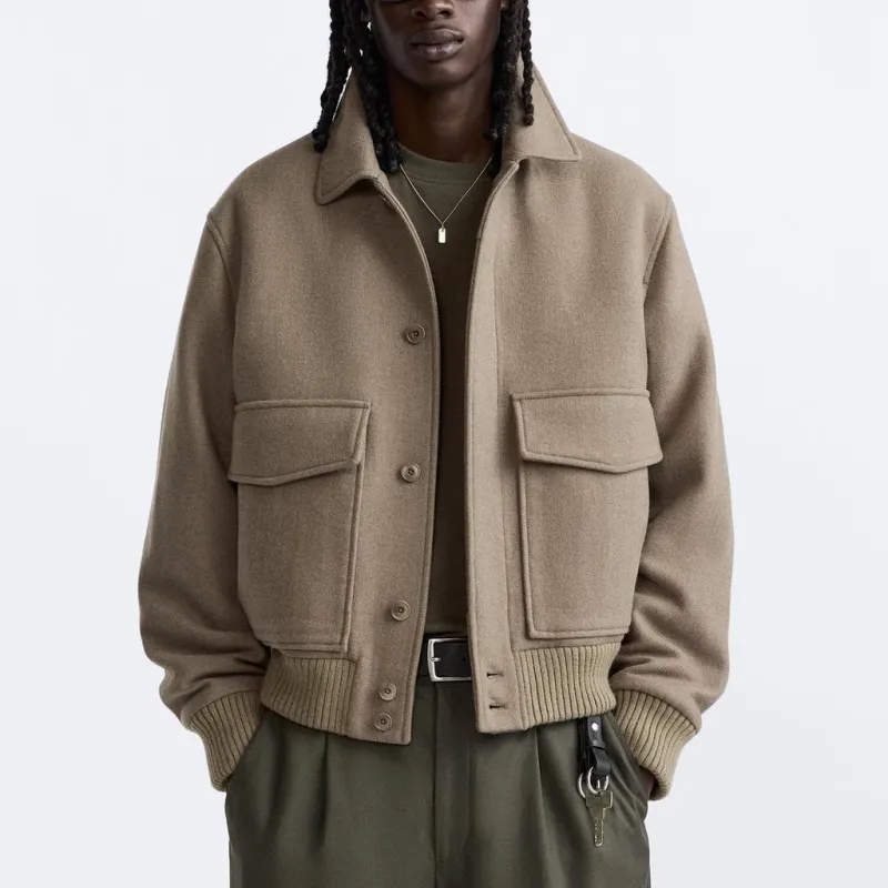 ZARA Jackets & Coats Men's Earth Tone-2