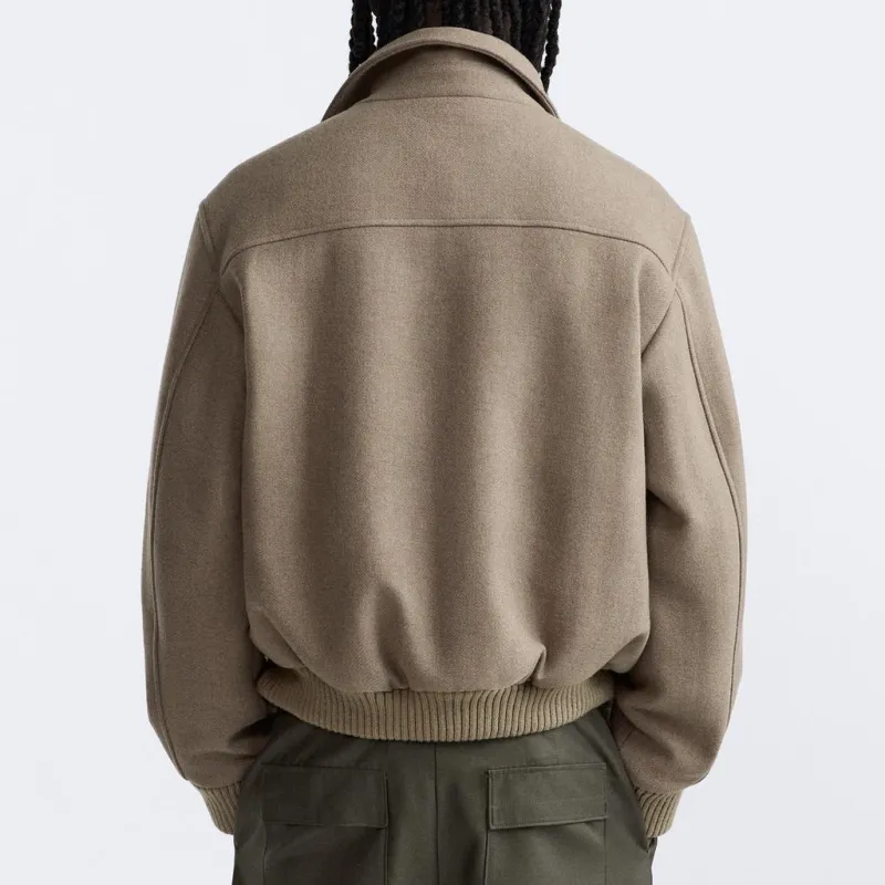 ZARA Jackets & Coats Men's Earth Tone-3