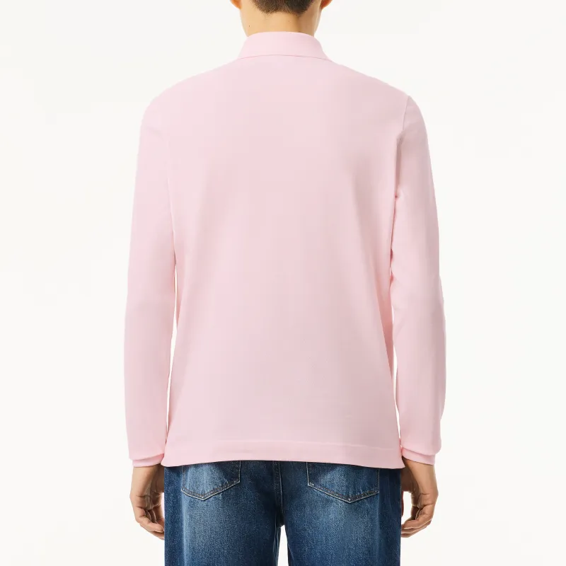 LACOSTE Polo Shirt Men's Light Pink-2