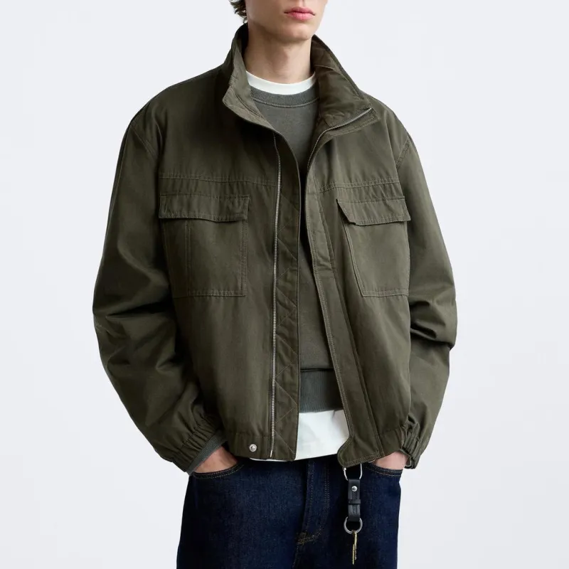 ZARA Jackets Coats Men's Hazelnut Brown-3