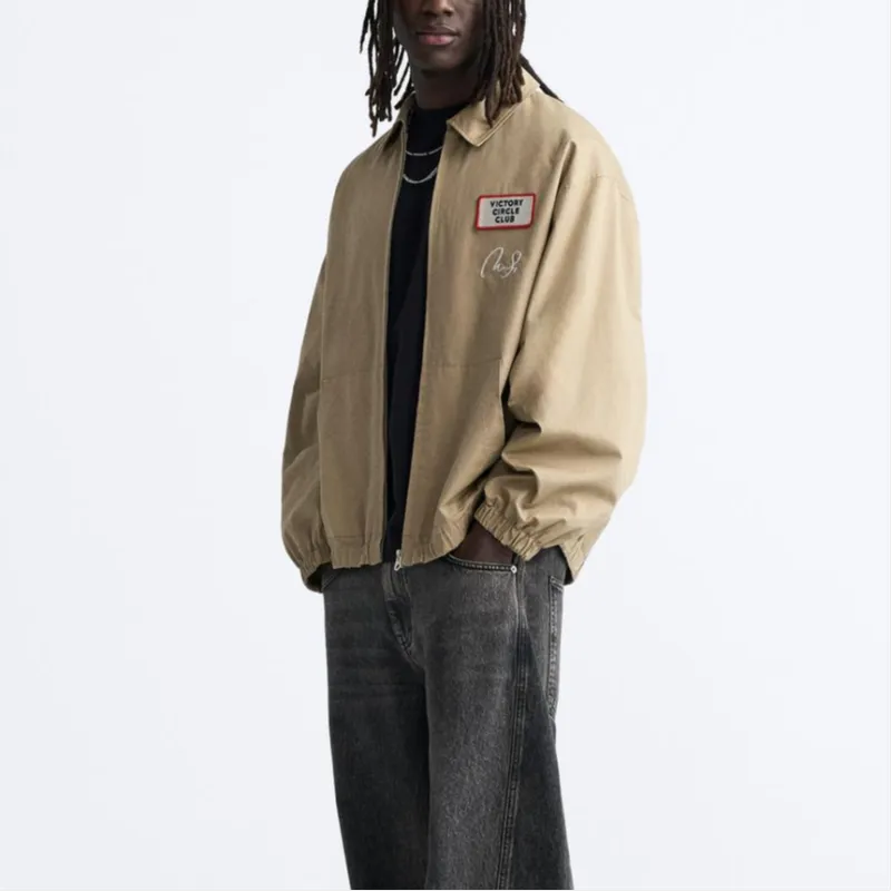 ZARA Jackets Men Tan-4