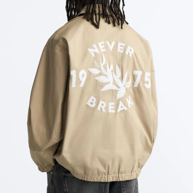 ZARA Jackets Men Tan-3