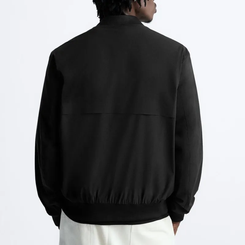 ZARA Jackets Men Black-3