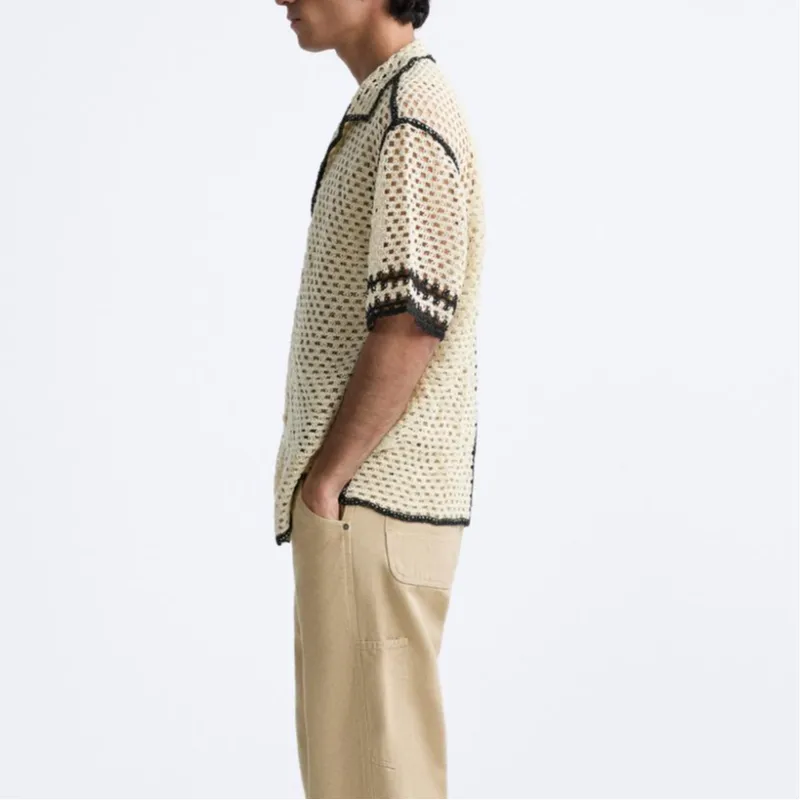 ZARA Shirts Men Frosted White-3