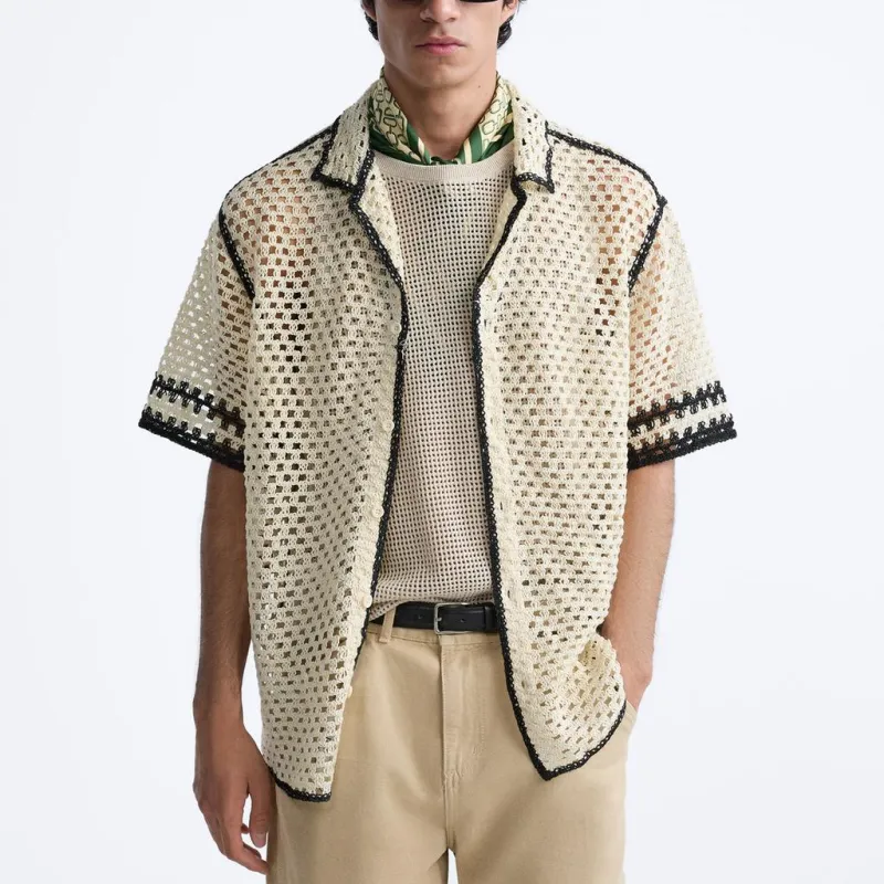 ZARA Shirts Men Frosted White-2