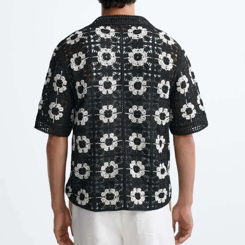 ZARA Shirts Men Black-3