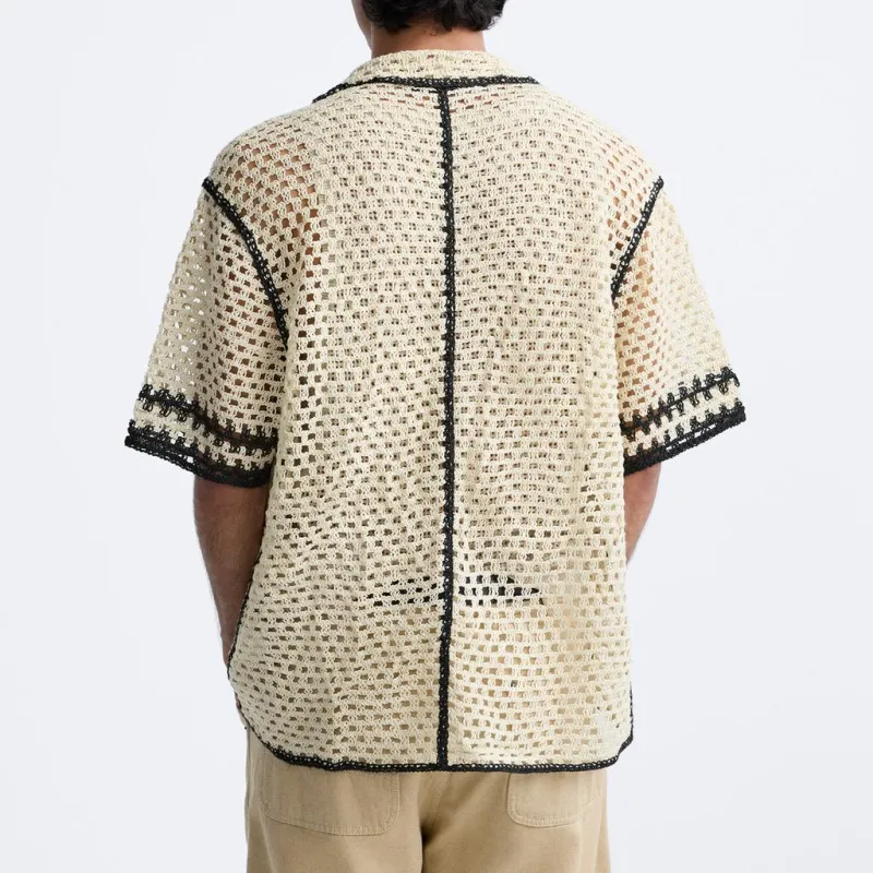 ZARA Shirts Men Frosted White-4