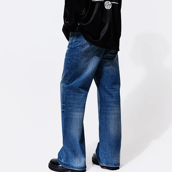 H&M Jeans Men Denim Blue-2