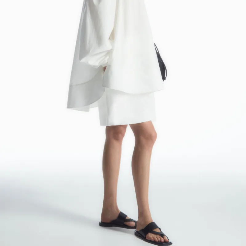 COS Casual Shorts Women's White-2