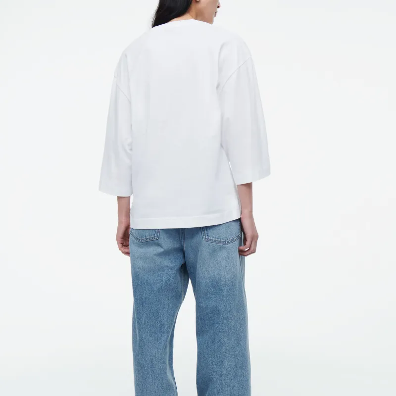 COS T Shirts Women's White-1