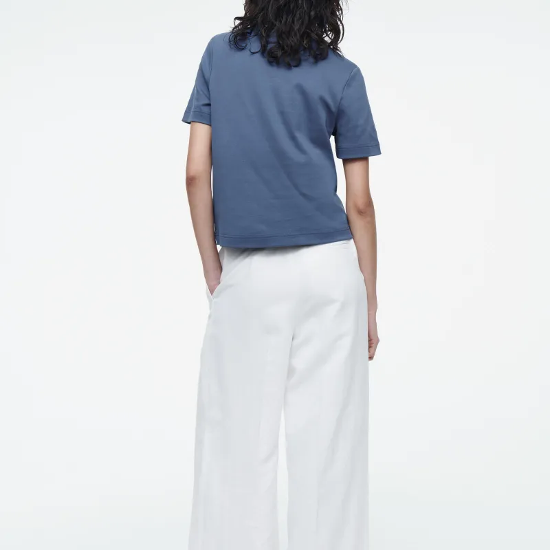 COS T Shirts Women's Steel Blue-2