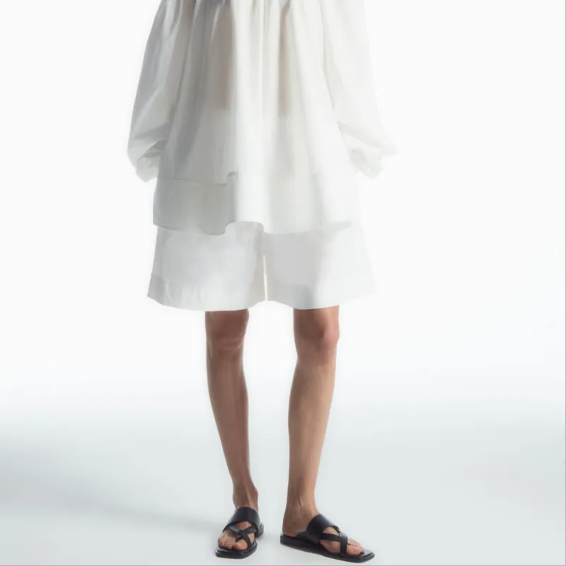 COS Casual Shorts Women's White-1