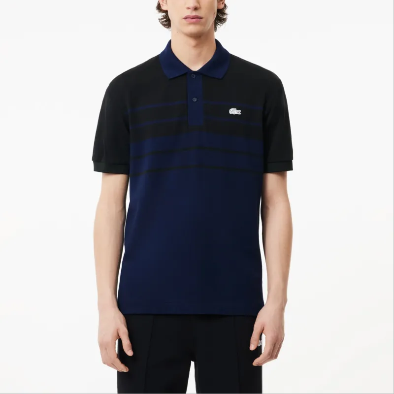 LACOSTE Polo Shirt Men's Marine Blue-1