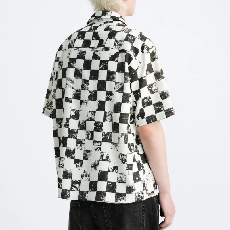 ZARA Shirts Men White-3