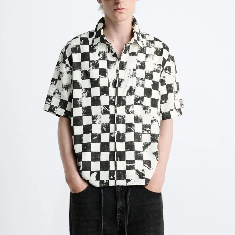 ZARA Shirts Men White-2