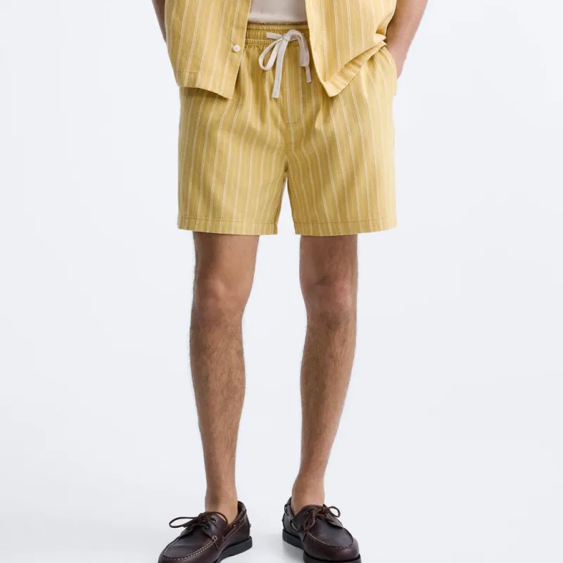 ZARA Casual Shorts Men's Yellow-2