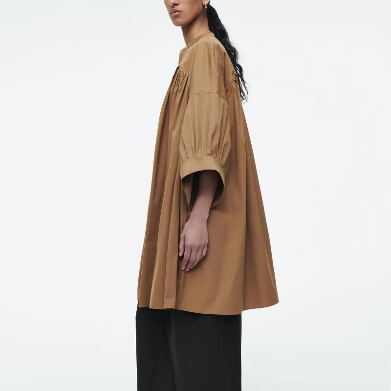 COS Short Sleeved Dresses Women's Light Brown-3