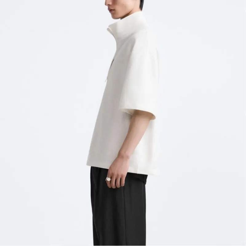 ZARA Sweatshirt Men's Frosted White-4