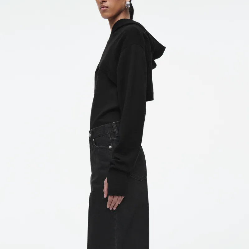 COS Crop Tops Women's Black-3